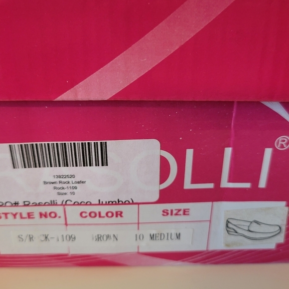 Rasolli Brown Rock Comfort Slip-On Loafer Women's Size 10 New In Box - Picture 11 of 11